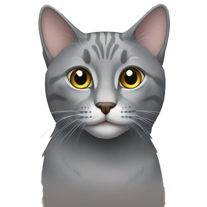 gray cat emoji