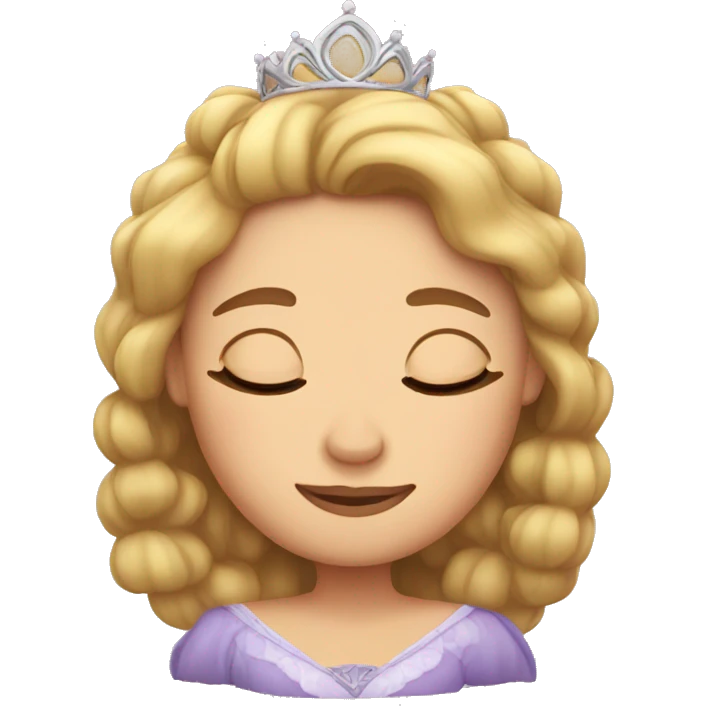 Sleeping princess  emoji