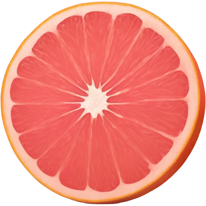 Pink grapefruit  emoji