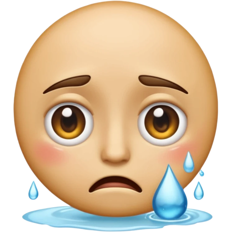 emoji face trying not to cry emoji