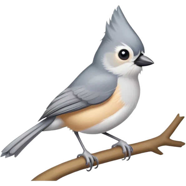 Tufted Titmouse emoji