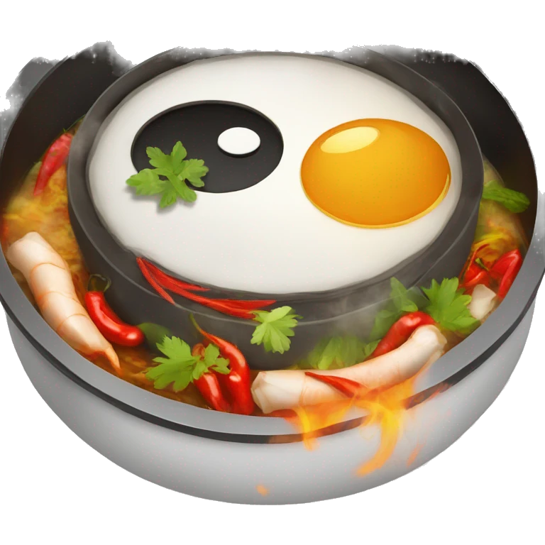 yingyang spicy hot pot emoji