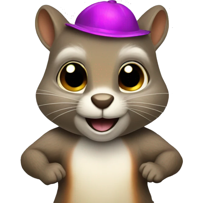 Disco squirrel emoji