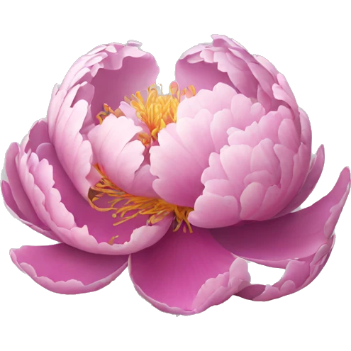 Peony emoji