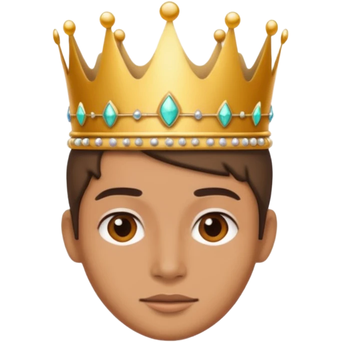 aggiungi una corona sulla testa emoji