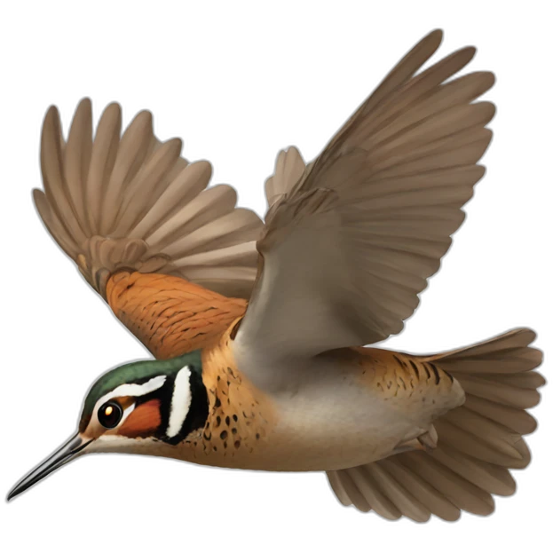 woodcock flying emoji
