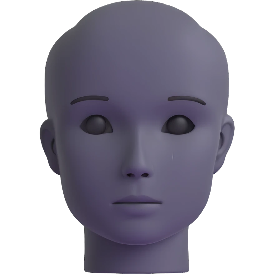 grey human silhouette frontal view with no facial features, no face, no eyes, no nose, no mouth, simple outline emoji