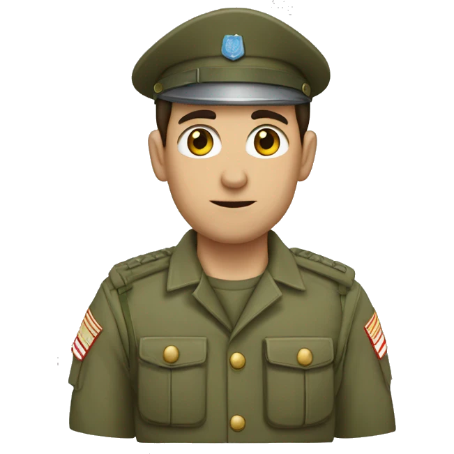 Un soldado caido i con la mano en la frente emoji
