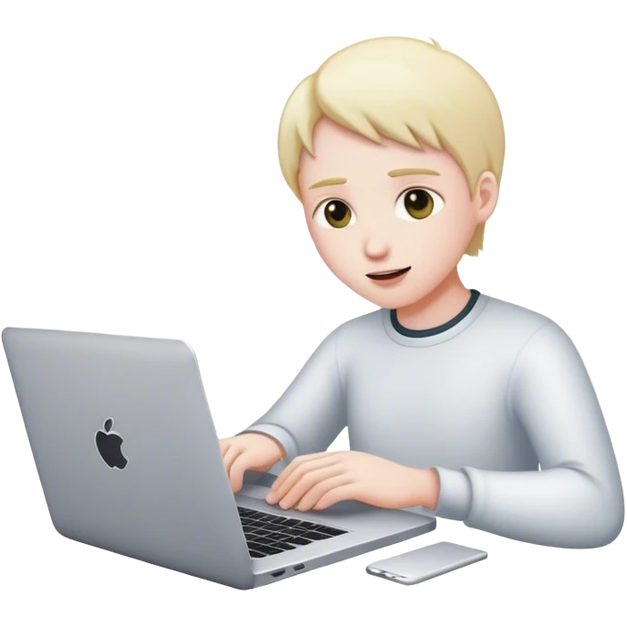 working on a laptop emoji