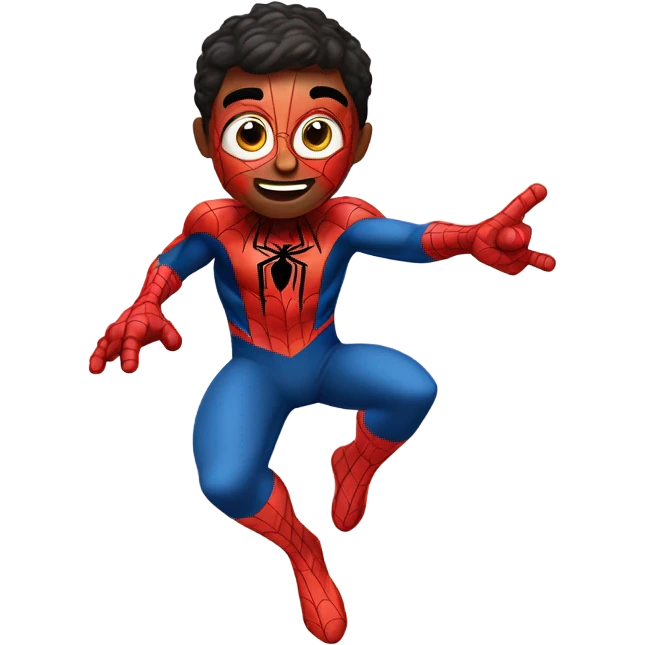 spiderman saying by  emoji