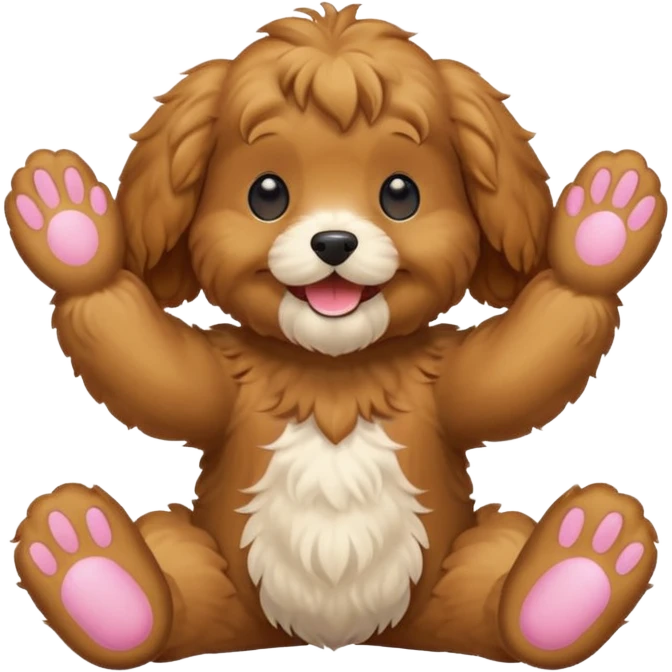 Cavoodle clapping paws emoji