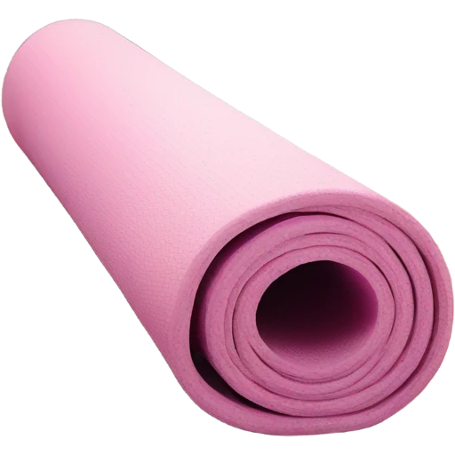 Aesthetic Pink Yoga mat  emoji