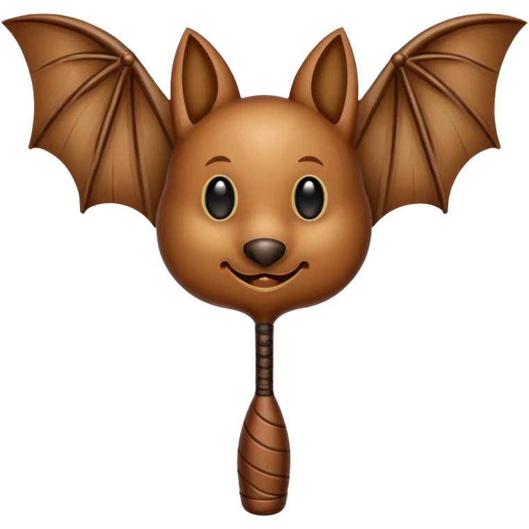 Wooden bat emoji