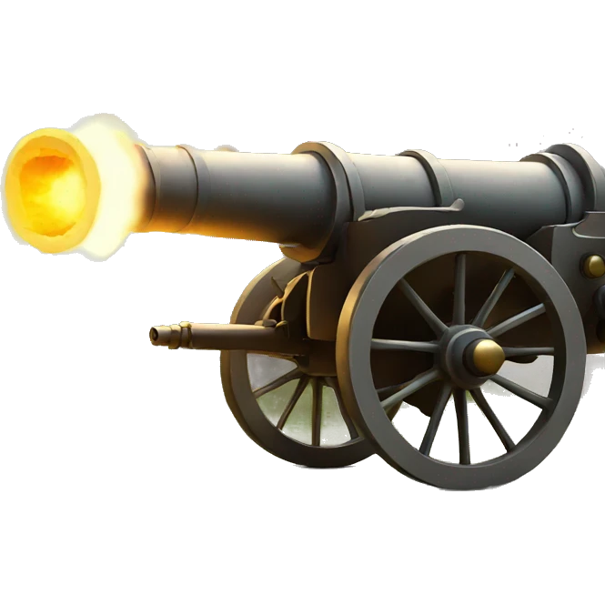 Cannon fire emoji