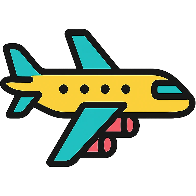 a plane emoji