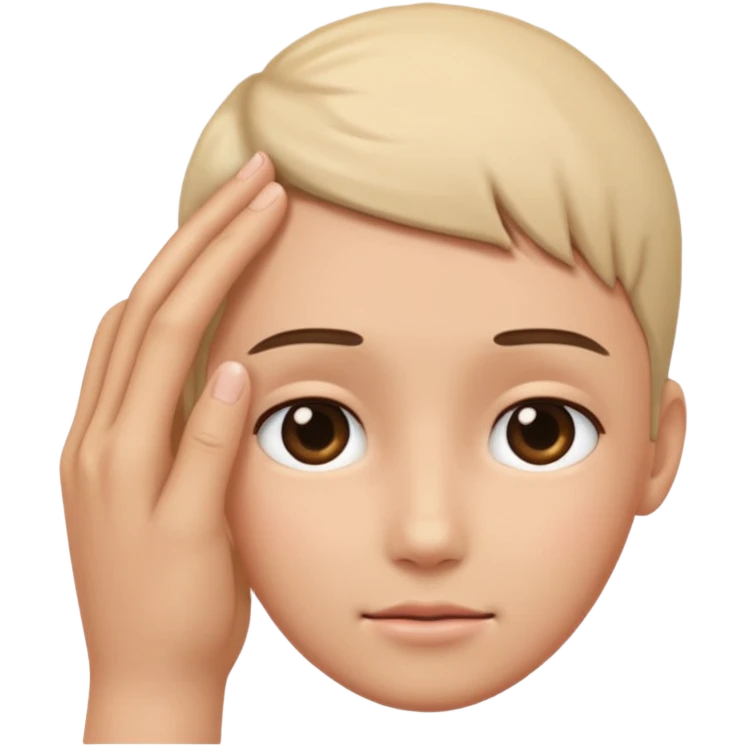 Toca na cabeça emoji