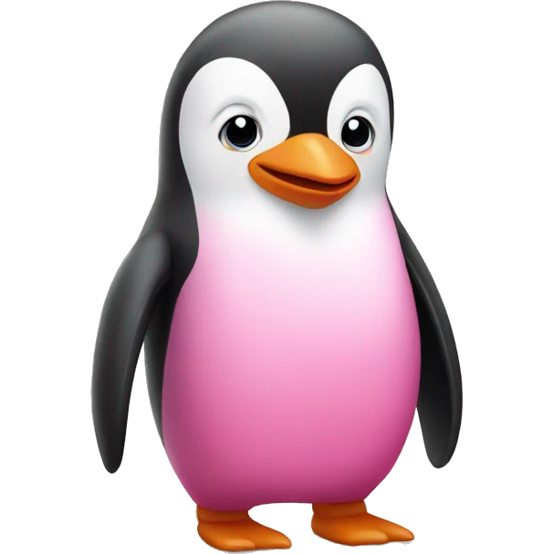 Pink penguin  emoji