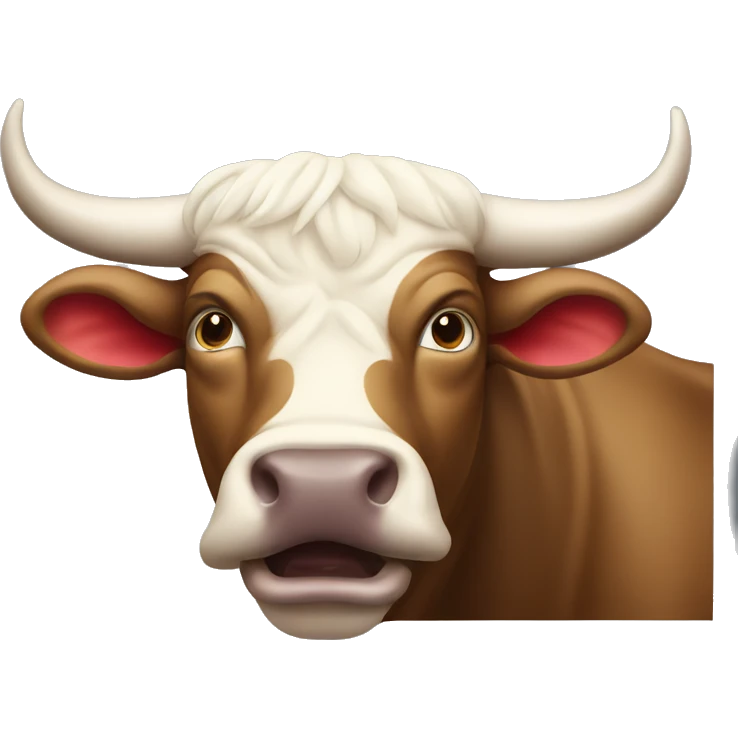 Bull drinking redbull emoji