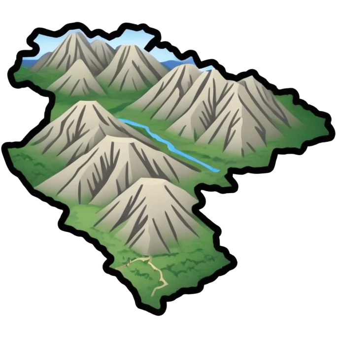 Outline of the country of Haiti emoji