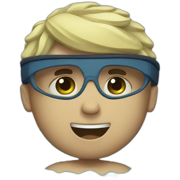 Swimming guy sea emoji
