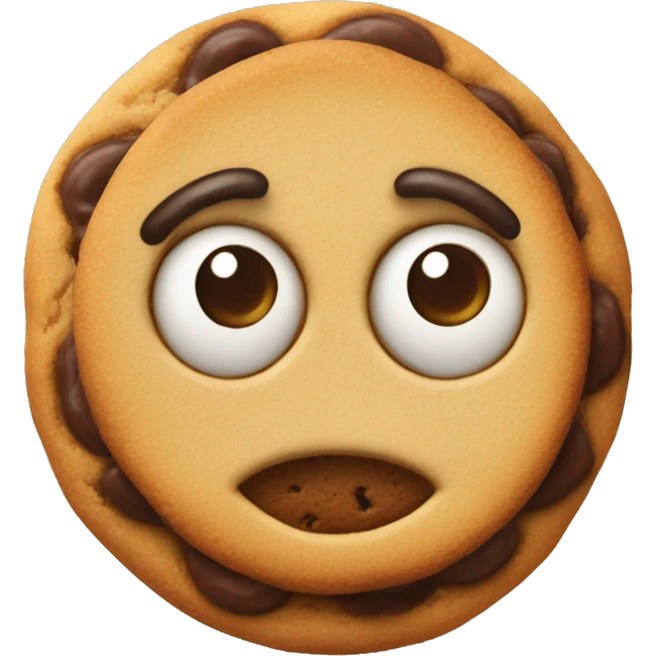 M&m cookie emoji