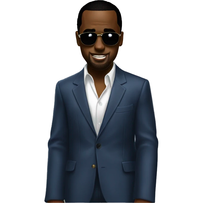 p diddy lookiing up full body emoji