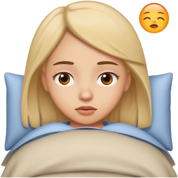 Girl wake up emoji