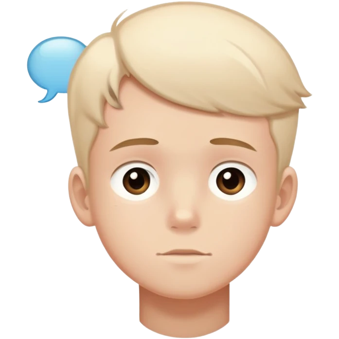 boy with think bubble emoji