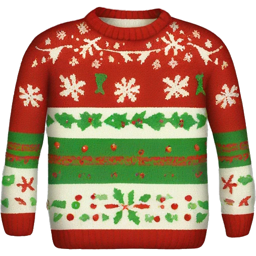 christmas sweater emoji