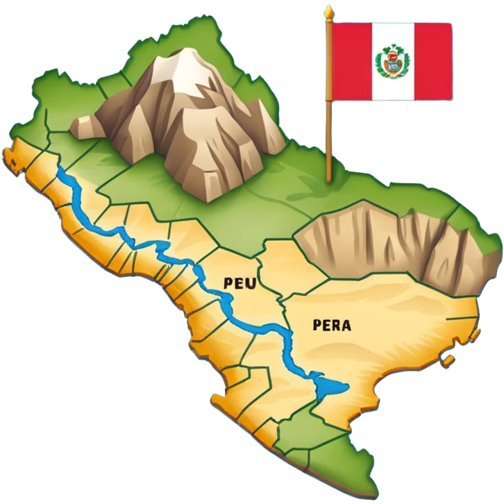 I want that you generate a correct Peru map emoji