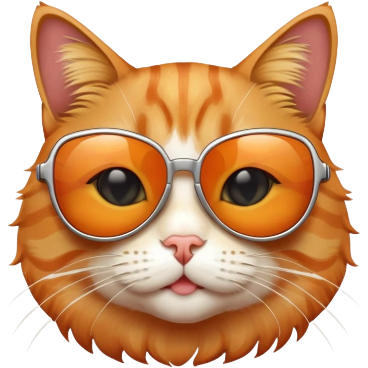 Cat wearing sunglasses emoji