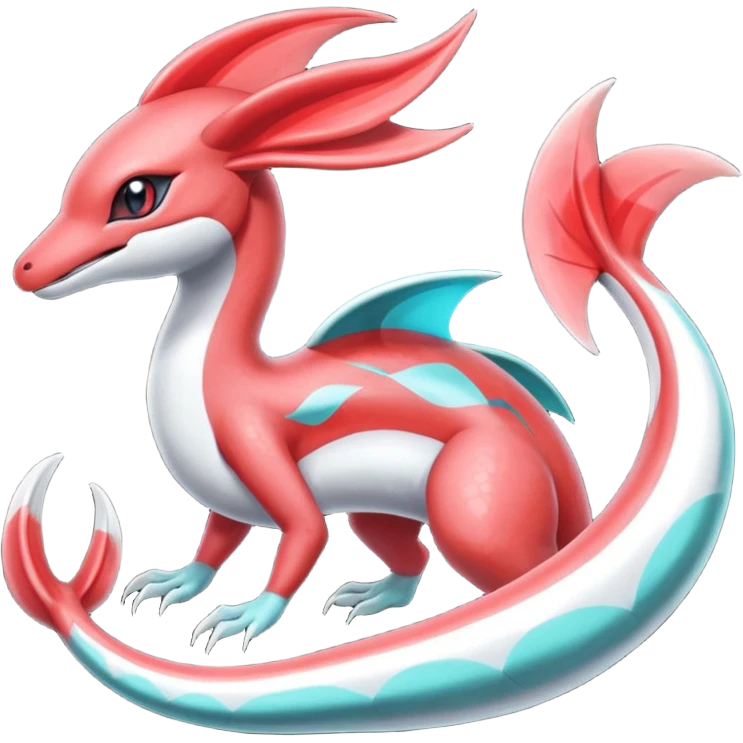 Meloetta-Milotic-Inteleon-Heliolisk-Helioptile-Salamence-Salandit-Latias-Fakémon-creature-hybrid emoji