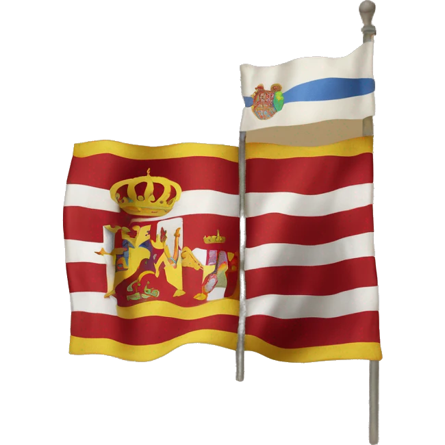create an emoji of the flag that Spain used between 1516-1843 emoji