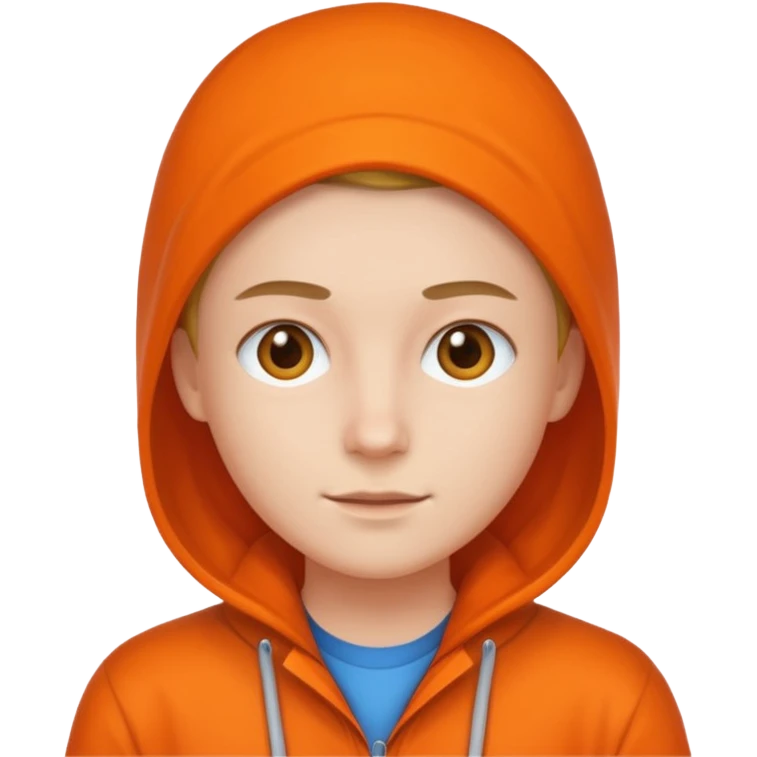 loper in oranje kledij emoji