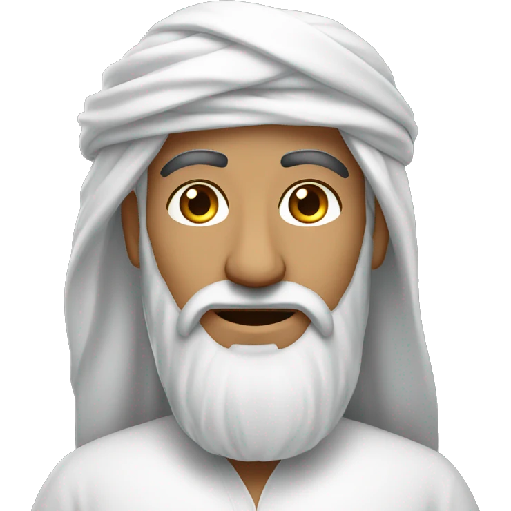 ARABE MAN DESIGNER WITH SOFT BARBE  emoji