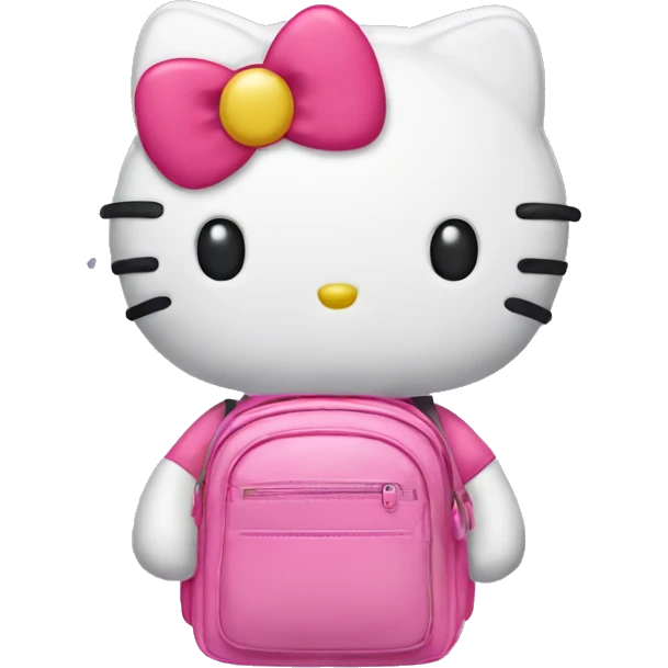 hello kitty bag pack emoji