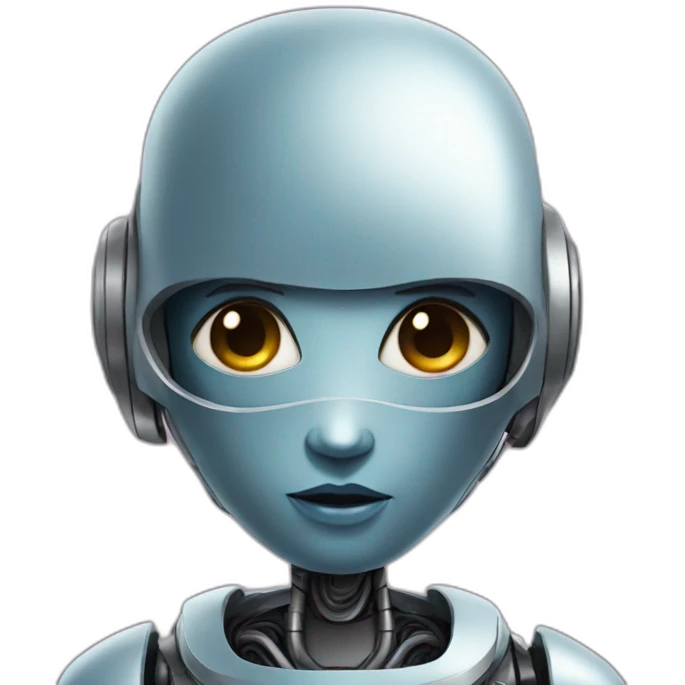 Robot love emoji