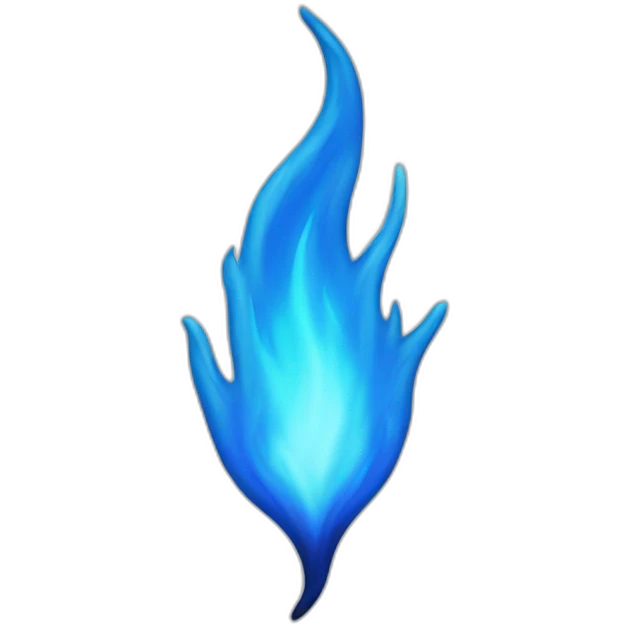 blue flame emoji