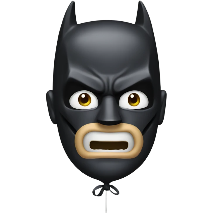 Batman balloon  emoji
