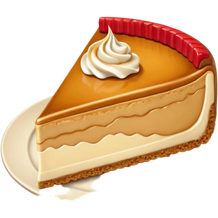 slice of biscoff cheesecake emoji