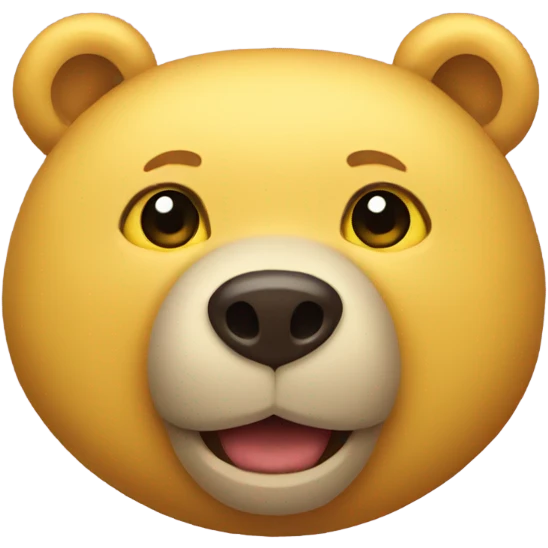  yellow bear emoji