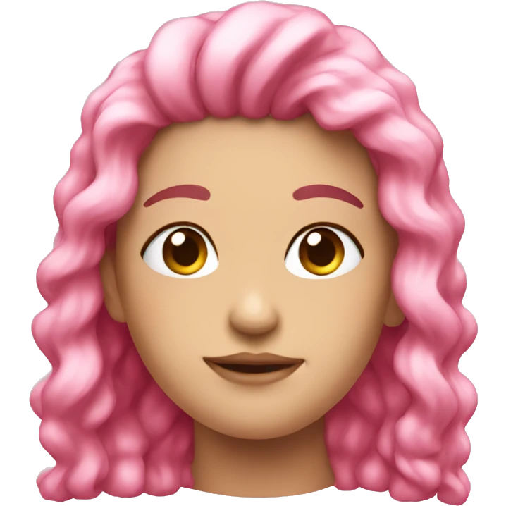 Aesthetic pink emoji