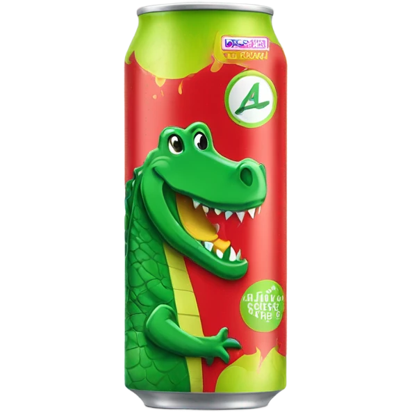 Apple Alligator Energy Drink can emoji