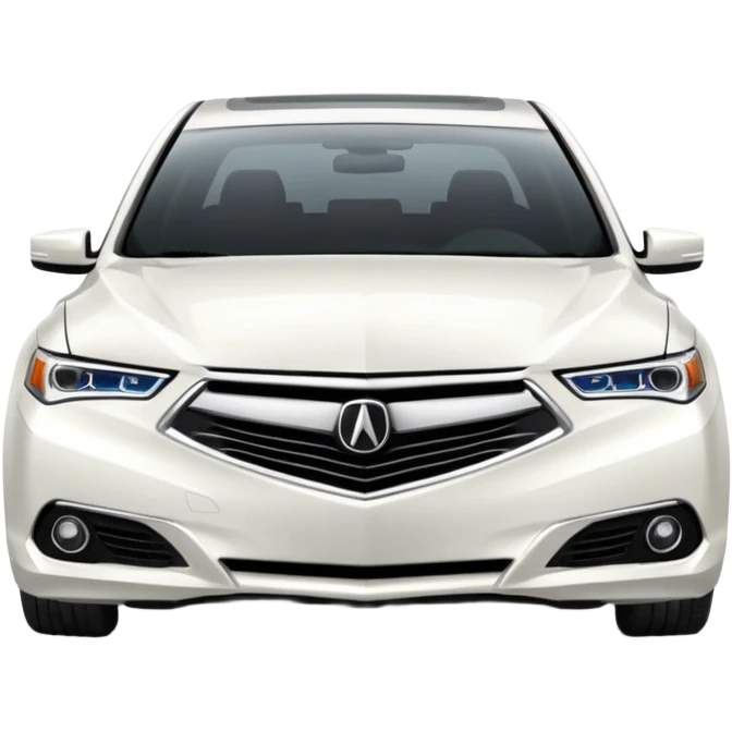 White acura TLX emoji