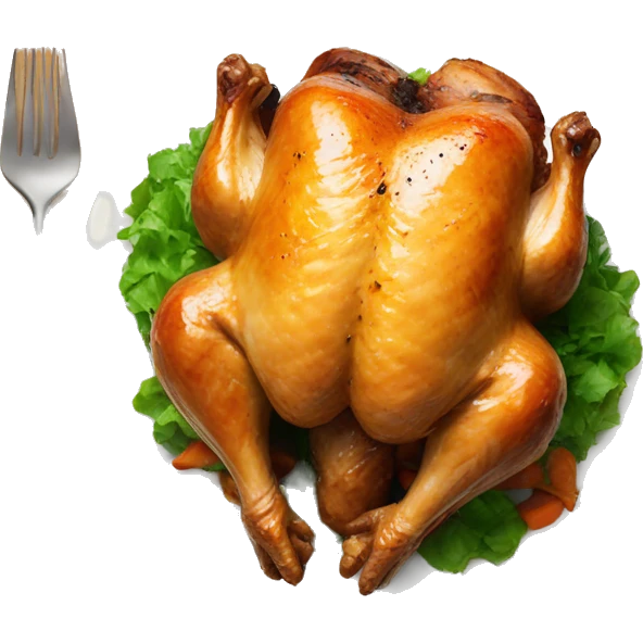 Roast chicken emoji