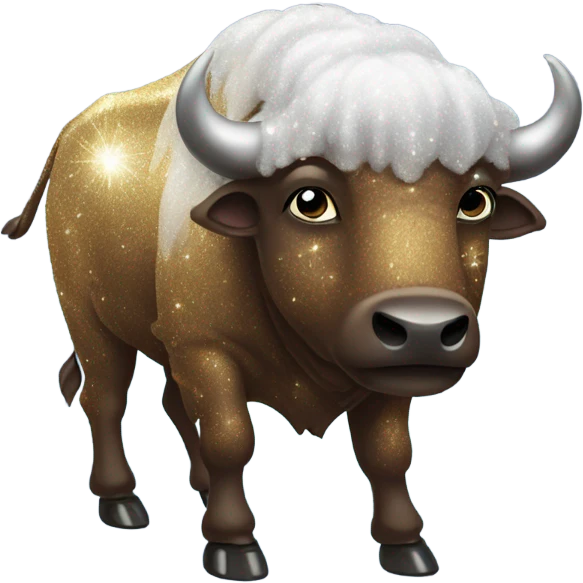 Buffalo with sparkles emoji