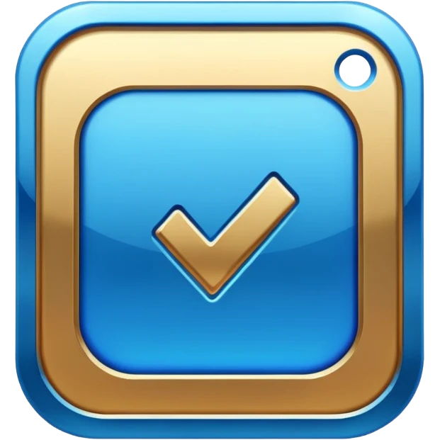 Verificado azul do Instagram  emoji