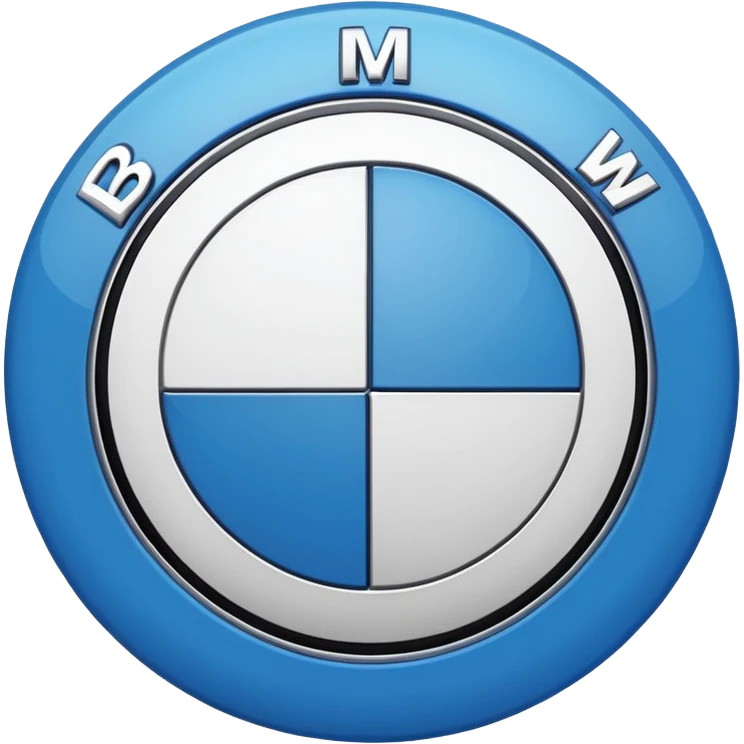 Create BMW logo Emoji emoji