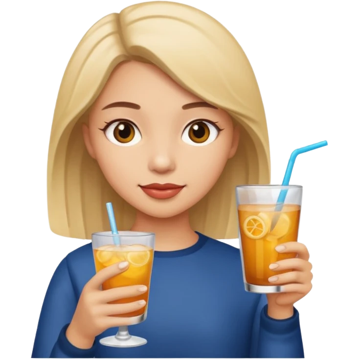girl with drink  emoji