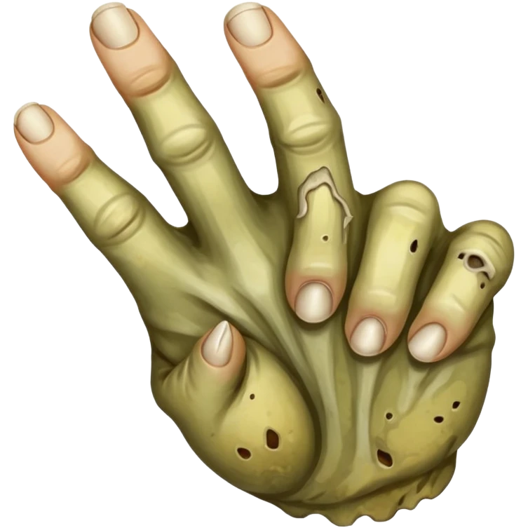 Gangrene thumb emoji